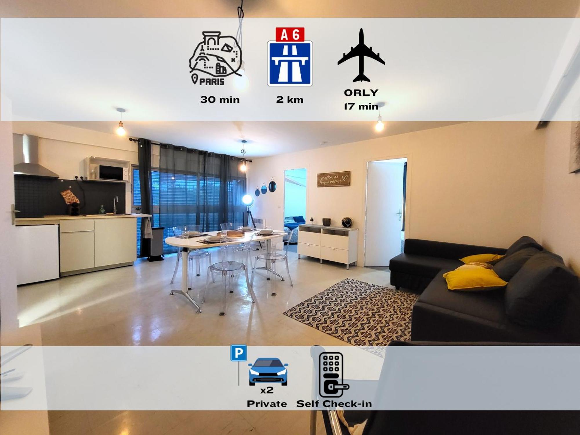 Les Entrepreneurs - Appartements Neufs Et Spacieux, Proche Rer C Et Aeroport Orly Morangis  Exterior foto